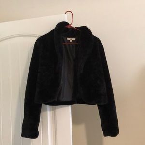 Faux fur jacket